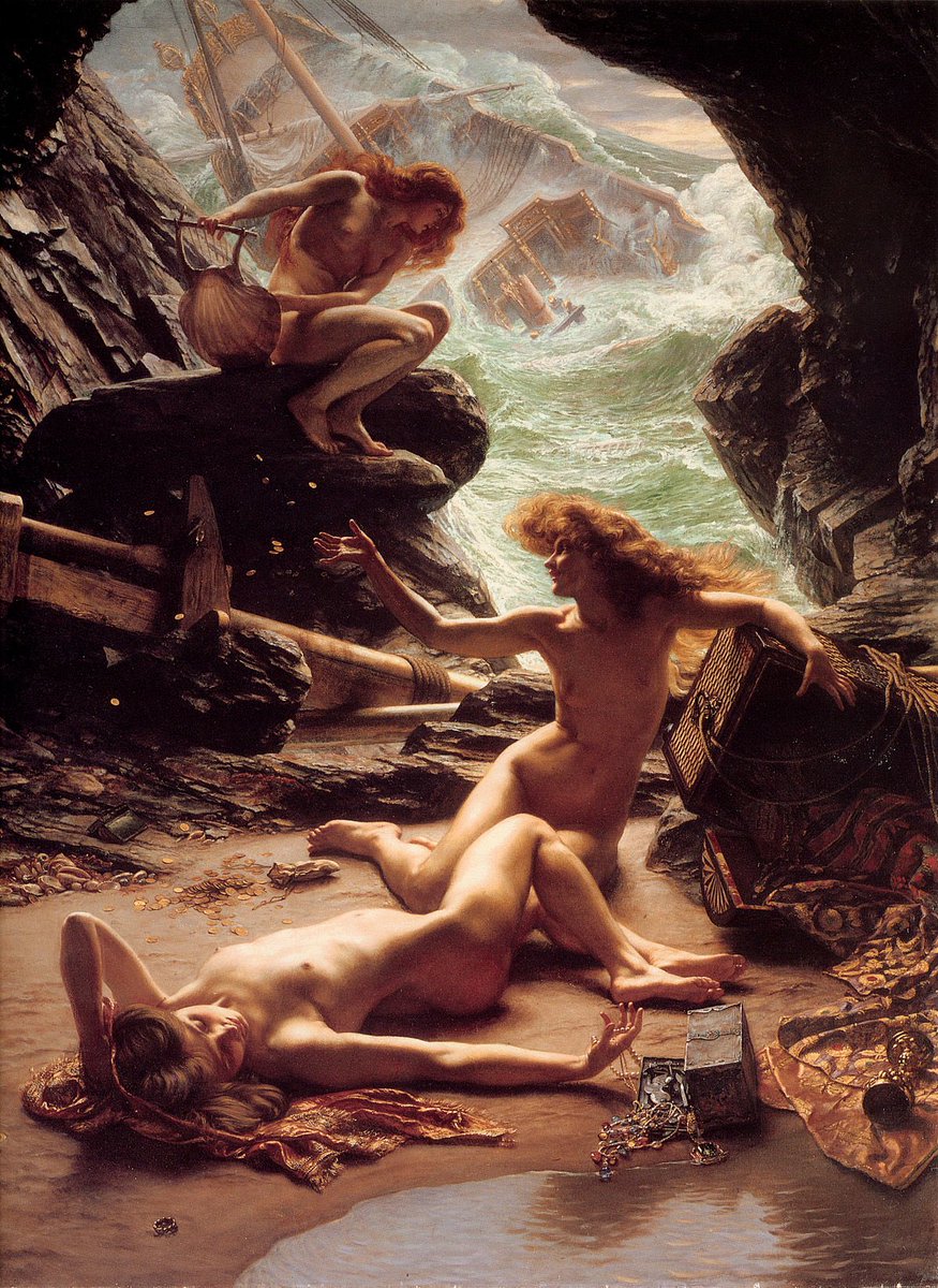 In a sense they are reverse mermaids; whereas fishfolk lost their fangs over time their sisters of the sky sharpened theirs!Harpies were a symbol of the cruelty of a storm, wrenting sails and pitching sailors overboard. In this sense overlapping with siren folklore. /7