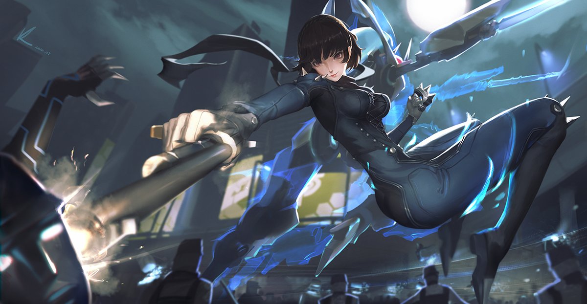 vaf7's tweet photo. 完成一部分了~Persona 5_< PANTHER <NOIR <QUEEN <VIOLET #Persona5Royal #p5r #p5s #p5 #殿堂 #takamaki #haru #matoko #kasumi https://t.co/xVA4JnLmqj