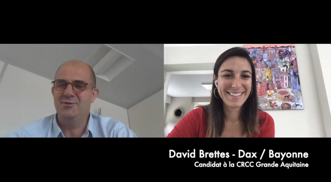 🎥🙎🏻‍♂️Interview de David Brettes
Candidat à la #CRCCGrandeAquitaine - Dax/Bayonne

✔️Qui est David ❓

✔️Quelles sont ses motivations pour être candidat à la #CRCCGrandeAquitaine ❓

#Ouverture #Partiesprenantes   #Accompagnement 🚀

linkedin.com/posts/gwladys-…