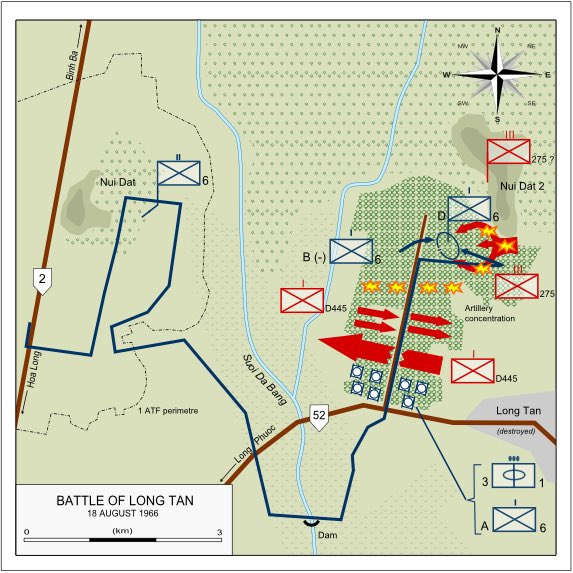  #OTD  #VietnamWar  #LongTan  #6RAR On August 18, 1966, D Company, 6th Battalion of the Royal Australian Regiment (6RAR) (which was just over 100 men strong), held their ground in a rubber plantation in the village of Long Tan in South Vietnam, ...