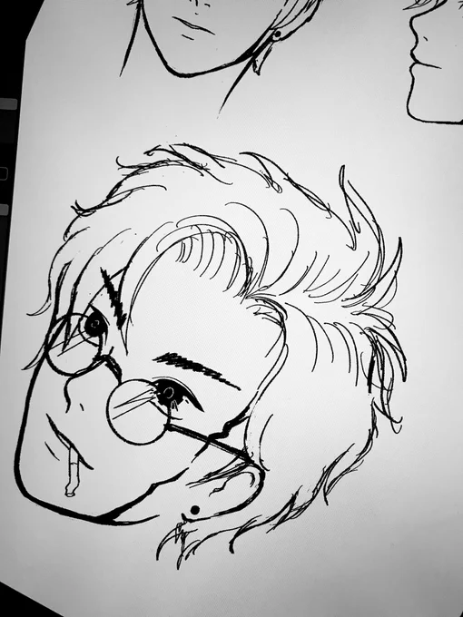 doodle break feat my OC argo, he's an elementalist and botany hobbyist/harvester in my story 