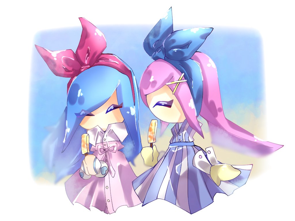 Apachi0427's tweet photo. この2人最近のハマりだから夏っぽい服でアイス食べて欲しい https://t.co/OF5d30o15b