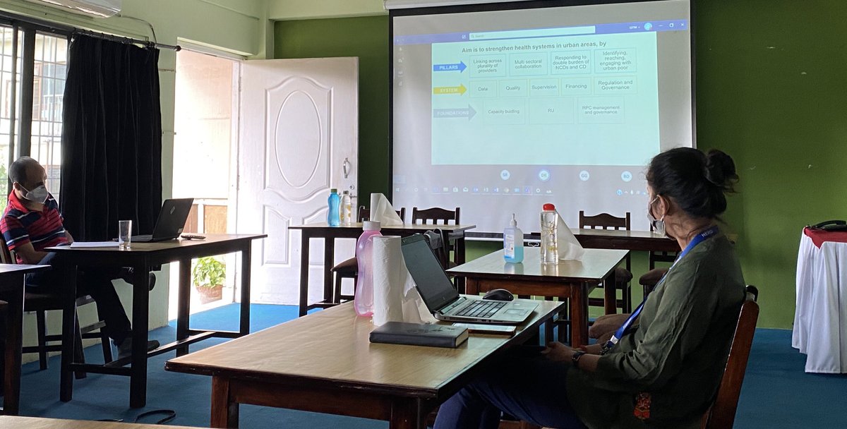 sushilbaral's tweet photo. Well ventilated meeting room, physical distance, hand-washing, and mask - a new normal in office environment #NewNormal2020 @HERDIntl #StakeholderMapping #HealthSystemResearch #HealthSystemResilience #R4R @ReBUILDRPC https://t.co/FaF7Evkzrx