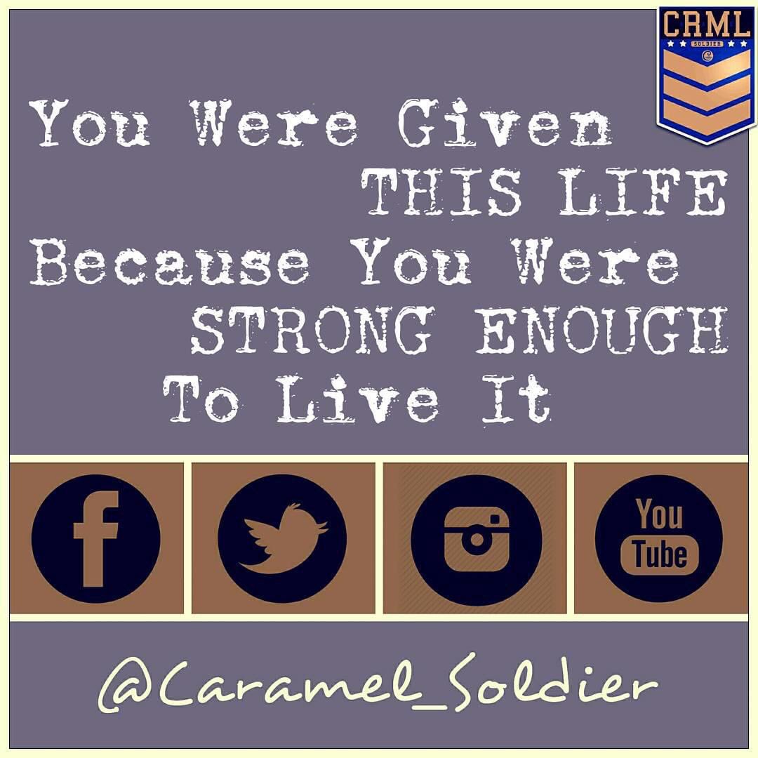 ⚠️Take what you need⚠️
•
Keep #marchingstrong soldiers
•
We gone be a’ight! 
•
#Salute💙💂🏽‍♀️👊🏽
•
#love #strength #knowthyself #interdependence #progression #earnyourstripes #caramelsoldier #imPossible #iamsh4ar #followthemarch