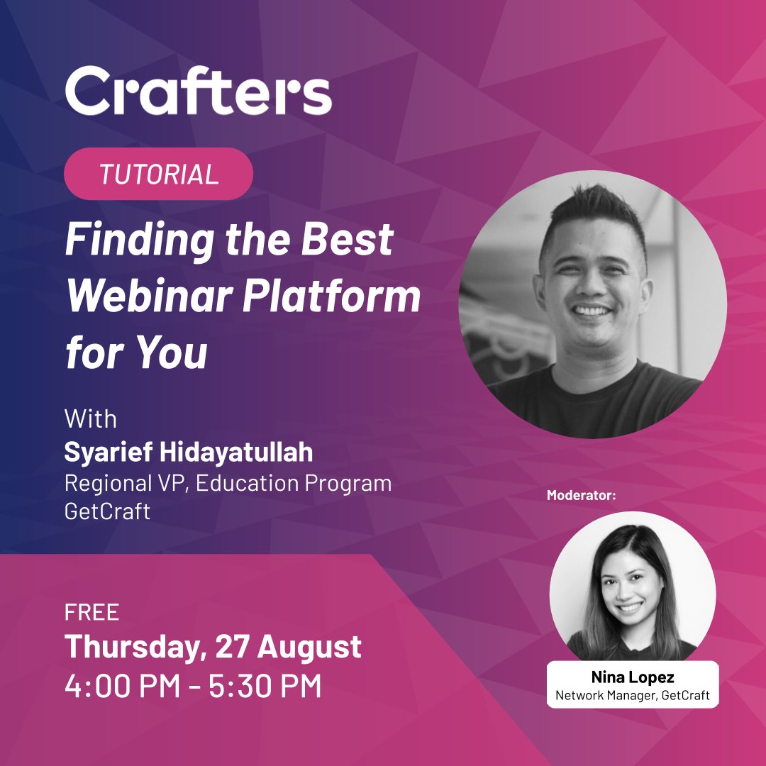 Do your current webinar tools really suit your needs? Find out the pros and cons of the top webinar platforms this year! 

Register here: hubs.ly/H0tLL_K0