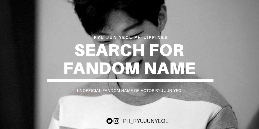 ph_ryujunyeol's tweet photo. The TOP 3 Unofficial Fandom Names for Actor Ryu Jun Yeol will under go a vote which will run for 24 hours. You can vote on all of our social media platform.

Voting will start at 3PM. https://t.co/eXbavbYXtb