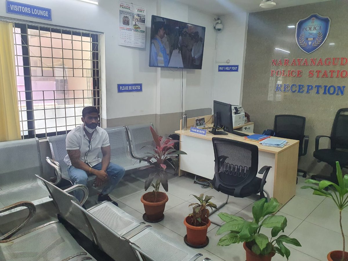 TSNSUI's tweet photo. Police detained @VenkatBalmoor garu for giving a call on state wide protest &amp; for campaign on twitter demanding the cancellation of exams. #KTRAgainstStudents https://t.co/ATSrIvWKMk