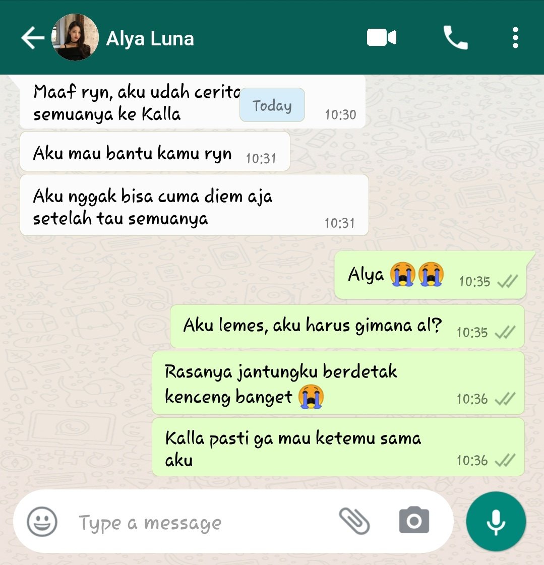 moonseryn's tweet photo. Alya : Aku ga bisa cuma diem aja ... https://t.co/v4Yj4XNJMm