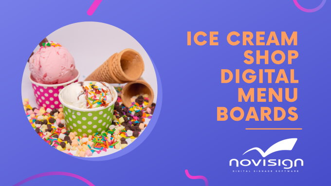 novisign's tweet image. #IceCream #Shop #DigitalMenuBoards: novisign.com/blog/solutions…