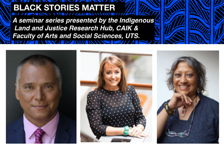 We are excited to bring you #BlackStoriesMatter the webinar series with @CaikUts and @UTSFass!  

The first session is tomorrow at 1-2pm. Featuring Stan Grant, @Heidi_Norman and Devleena Ghosh. 

Tickets are limited. Register now: 

utsmeet.zoom.us/webinar/regist…