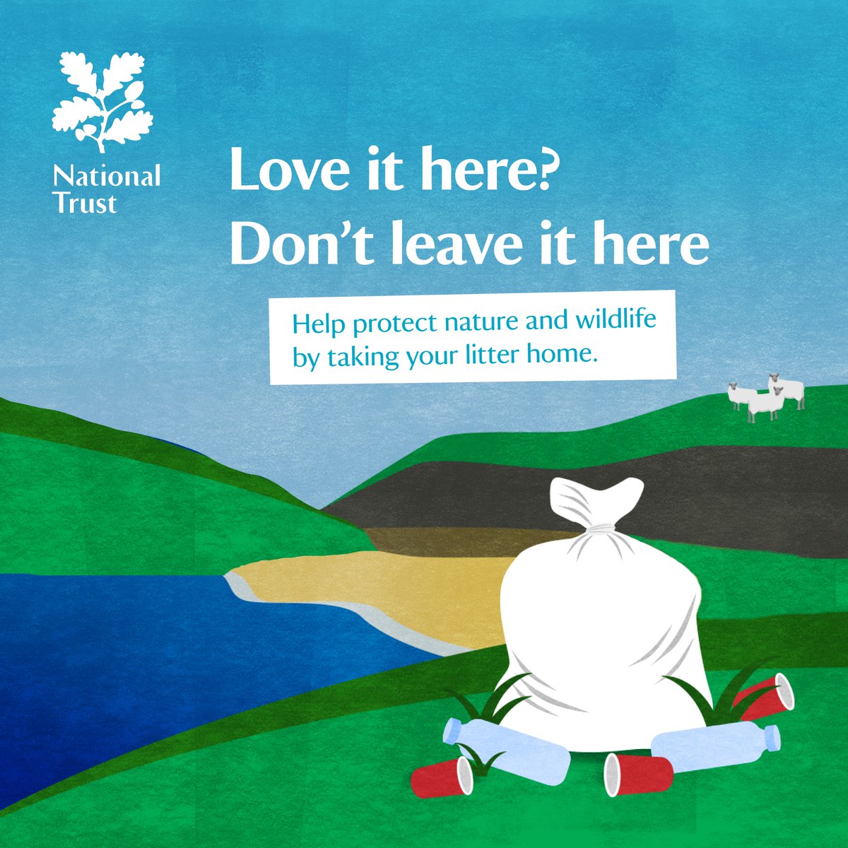 Love it here? Don't leave it here!
Our rangers could be busy doing conservation work, but so often we're picking up litter. Spread the word and encourage others to take their litter home too. #loveithere