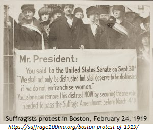 MASSACHUSETTS (June 25, 1919) - 8th state https://suffrage100ma.org/&nbsp;