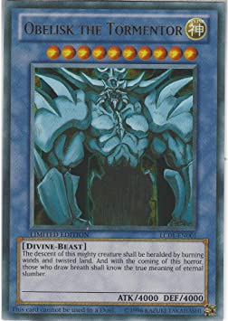 Day 11: Let's now have a look at the Egyptian God Cards because kid me was obviously going to make those mad beasts. Let's start with the one that I think looks the most accurate to the original. "Obelisk the Tormentor" or "Obelix the tormenter".
