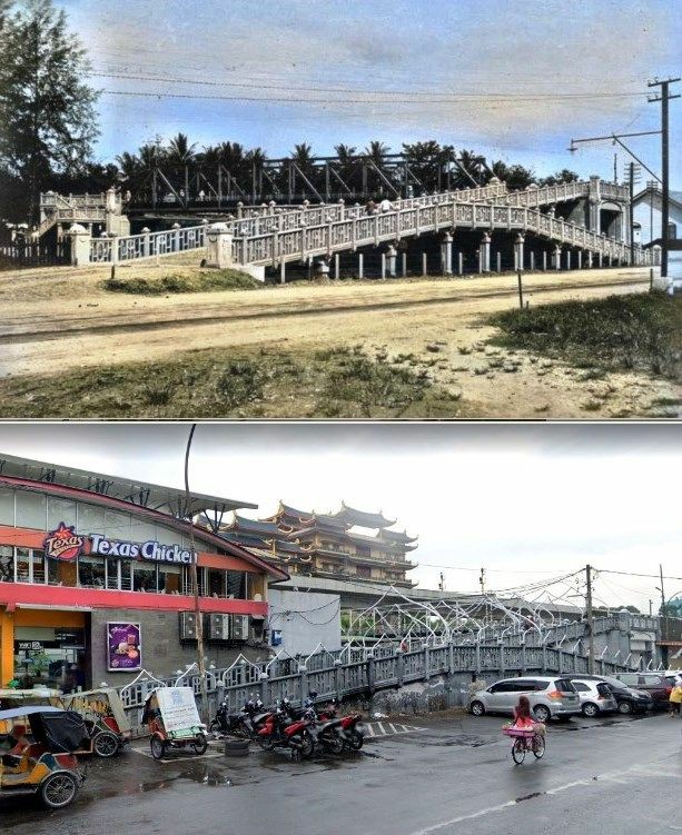 potolawas's tweet photo. Spoorbrug te Medan, ca. 1900.
Titi Gantung, jln. Kereta api Medan, sekitar 2019.
•
📸: Koleksi Bintoro Hoepoedio
•
#potolawas #potolawasmedan #medan #titigantung #titigantungmedan #medantalk #medanhits #exploremedan #kotamedan https://t.co/yjReOmBxEE