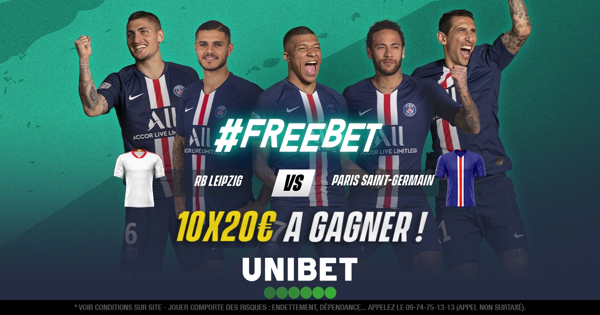 UnibetFrance's tweet photo. ⚽ Qui sera le dernier buteur de #RBLPSG ? 

👉 RT + Pseudo + #FreebetUnibet

⏳ Fin du jeu à 21h00 https://t.co/cWdxwa5ZPd