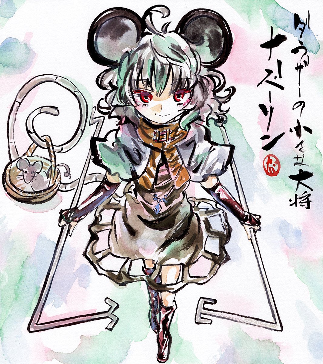 【お知らせ】BOOTHに掲載のカバヂの東方題材アナログ原画を更新しました!
原画の写真を載せているのでぜひ一度ご覧になってください♪

今泉影狼
https://t.co/EesJyJZnKf
ナズーリン
https://t.co/HgmrOxaVKx 