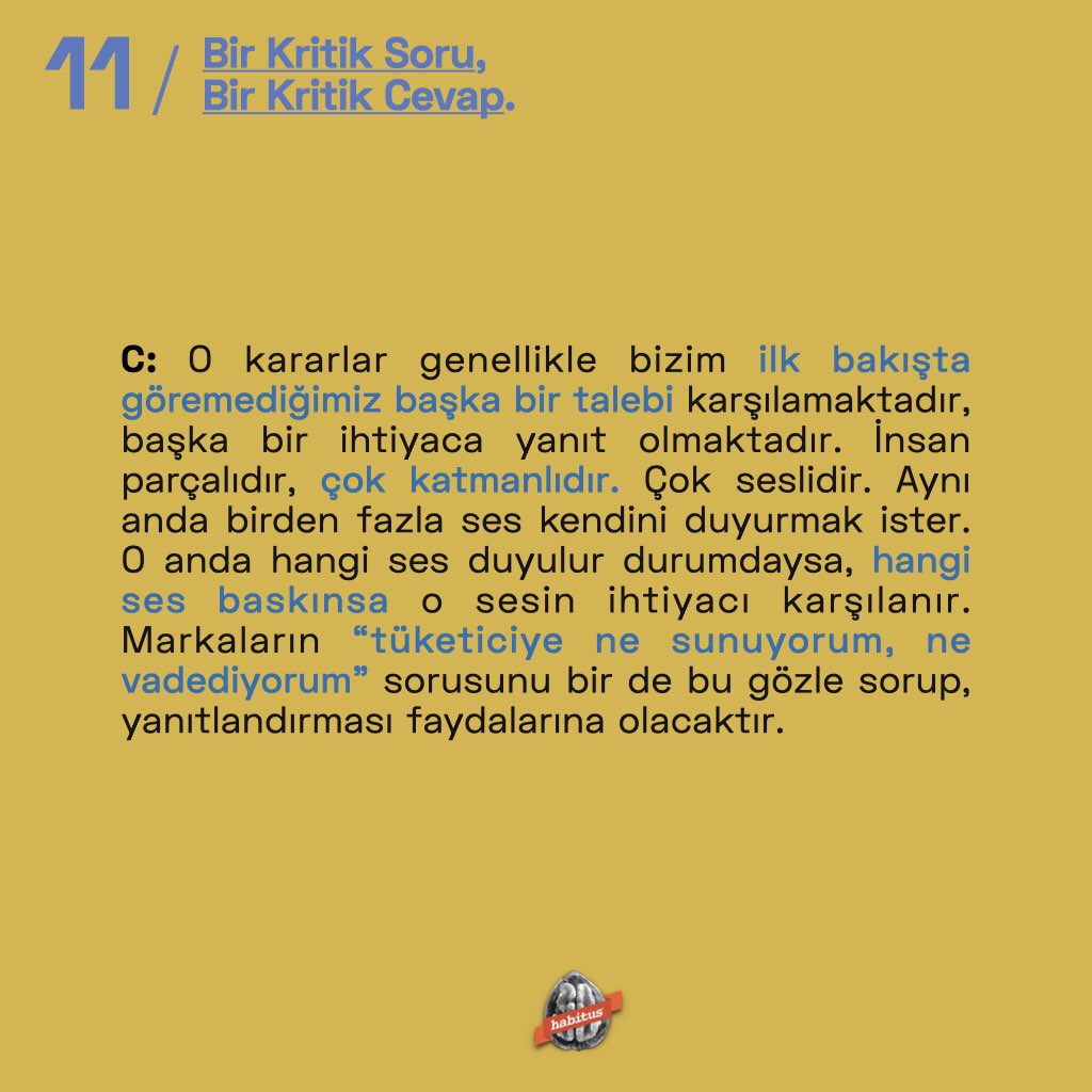 Bu Salı yine popülerliğini yitirmeyen bir konu ile karşınızdayız: Tüketici davranışı 🛒

Şu kadim sözü hiçbir zaman aklımızdan çıkarmayalım -> tüketici de olsa insan insandır.