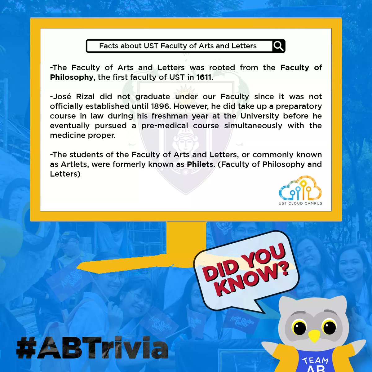 UST Artlets Student Council (@ust_absc) on Twitter photo 