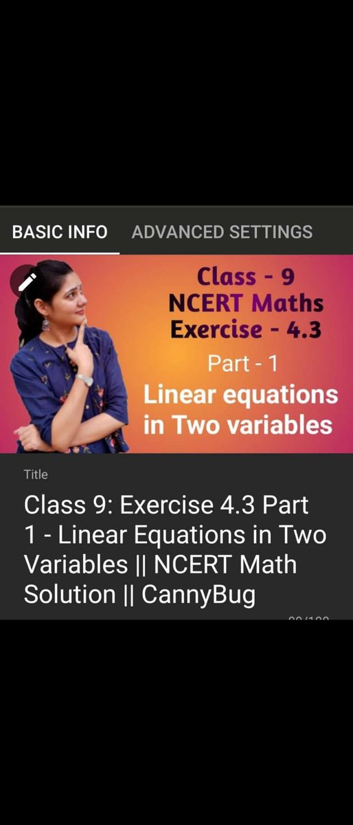 ritu_joon59's tweet photo. Watchout our new #video of #class9 #Mathematics on our #youtubechannel #channel #cannybug.#ncert #CBSECompartment #CBSENews #educationpolicy2020 #studyfromhome #changedsyllabus #Covid_19 #LearningNeverStops #OnlineClasses #74th_IndependenceDay #IndependenceDayIndia2020 https://t.co/nmdkfkOhN3