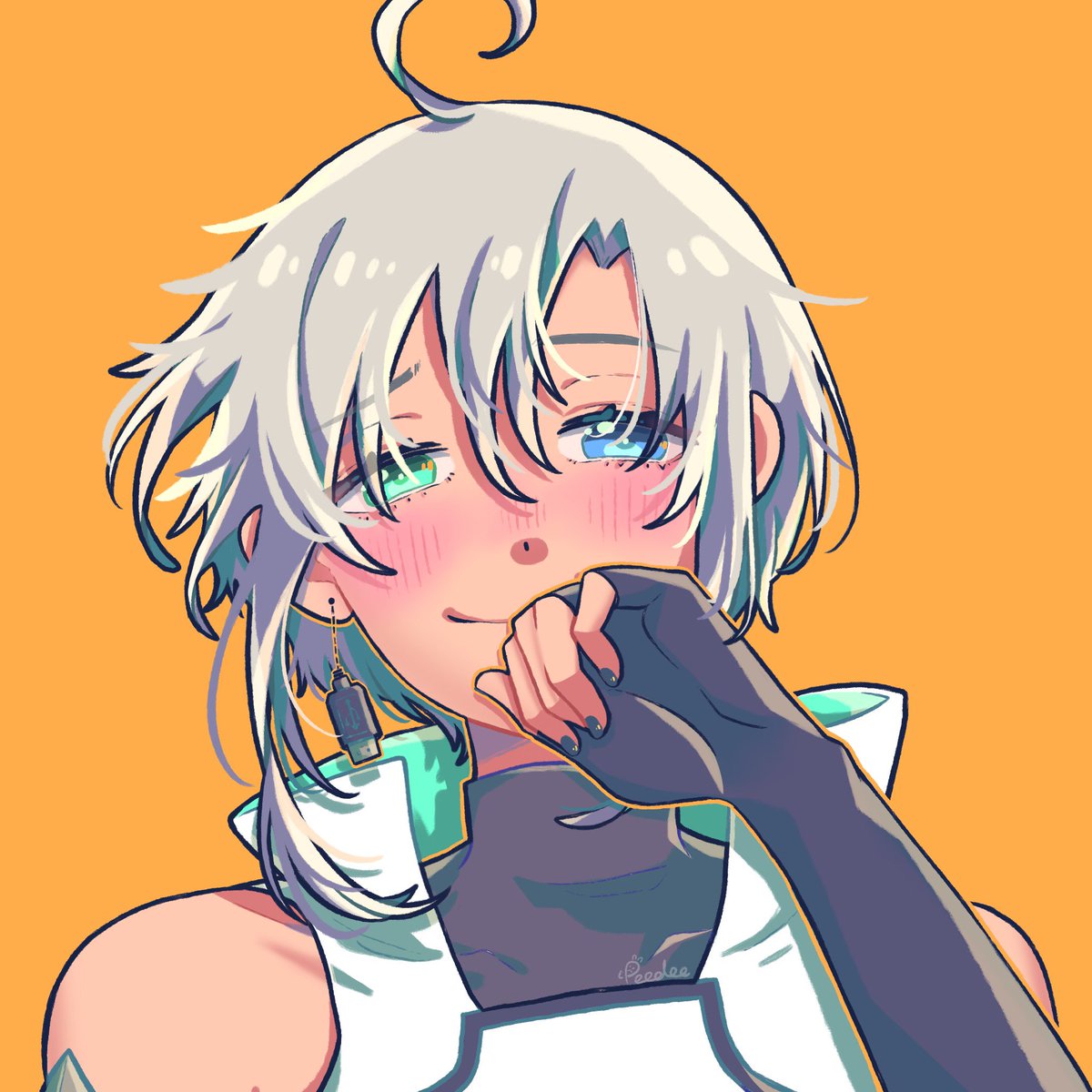 初音ミク 「Thinking about how these are cute even w」|peedee(ピディ)のイラスト