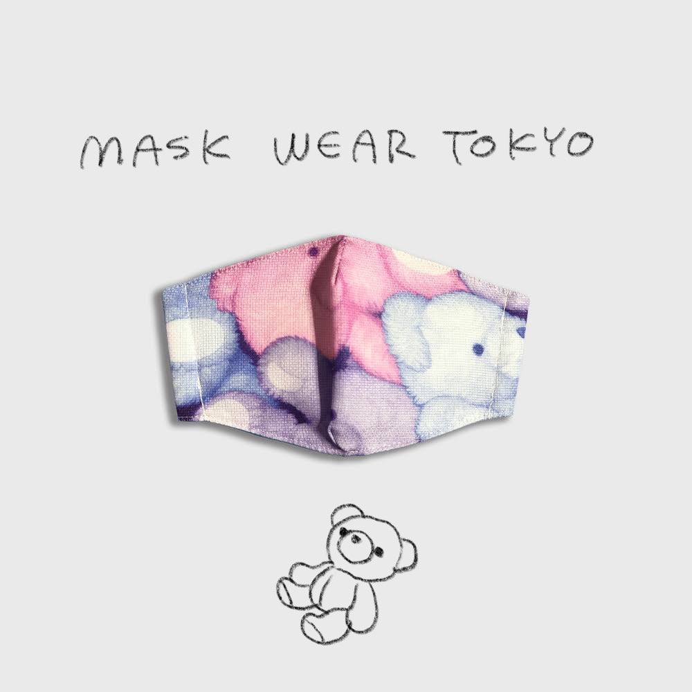 「▼MASK WEAR TOKYOさんのマスクデザインをさせていただきました。
h」|紺野真弓 Mayumi Konnoのイラスト