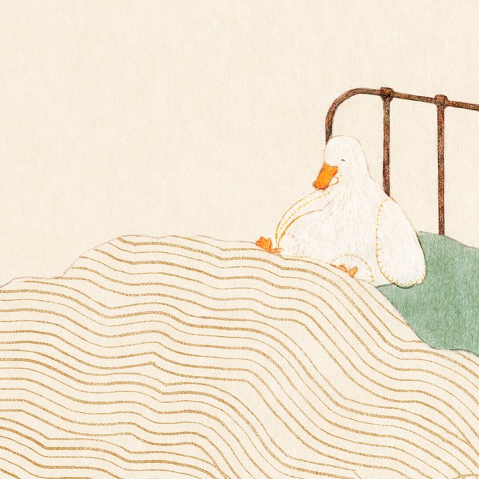 「bed sheet sitting」 illustration images(Oldest)
