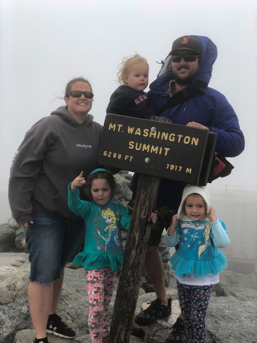AdventureMomsDC's tweet photo. #tbt Mt Wash last summer. We rode cog railroad to the top but it inspired our girls to hike more.We can’t wait to get back out on the trails this fall! Check out tips for family hikes on the blog now. 

https://t.co/a2t7fe8F76
#mtwashington #familyhike #hikingwithkids https://t.co/McY1WoGsIA
