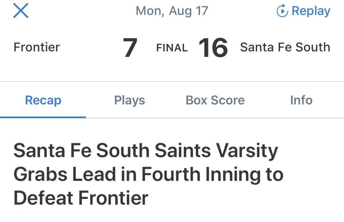 saints_sfs's tweet photo. The boys with a big come from behind win to start the home season off on the right foot! They are back in action tonight at 4 and 8! #GoSaints https://t.co/6byuSIRPJK