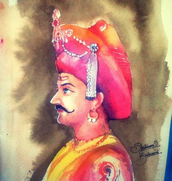 Today is the 320th Birth Anniversary of Shrimant  #BajiraoPeshwa who was 2nd Peshwa of Chatrapati Shahu Maharaj.Born on 18th August, 1700 at Shrivardhan, Maharashtra.Died on 28th April, 1740 at Raverkhadi on the banks of Narmada River in Madhya Pradesh.(1/n)