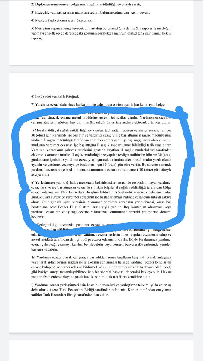 Devletin atadığı bir eczacıdan istenen şartlara bakın şaka gibi..

Sistemin yerleştirdiği birisinden bu şartlar istenemez, mesajları ve ilgili yasanın maddelerini aşağıya bırakıyorum.
<a href="/tebkurumsal/">Türk Eczacıları Birliği</a> 
<a href="/titckgovtr/">TİTCK</a> <a href="/ankaraeczaci/">Ankara Eczacı Odası</a> <a href="/eczozgurozel/">Özgür Özel</a> @eczcemal