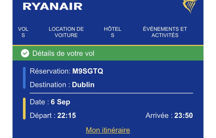 MsWanderlust_fr's tweet photo. @ryanair We have a flight from Nice. But because of COVID 19 and the quarantine in Ireland 🇮🇪 will the flight will be cancelled ? Can it be postponed ? https://t.co/RXChxfDQh0