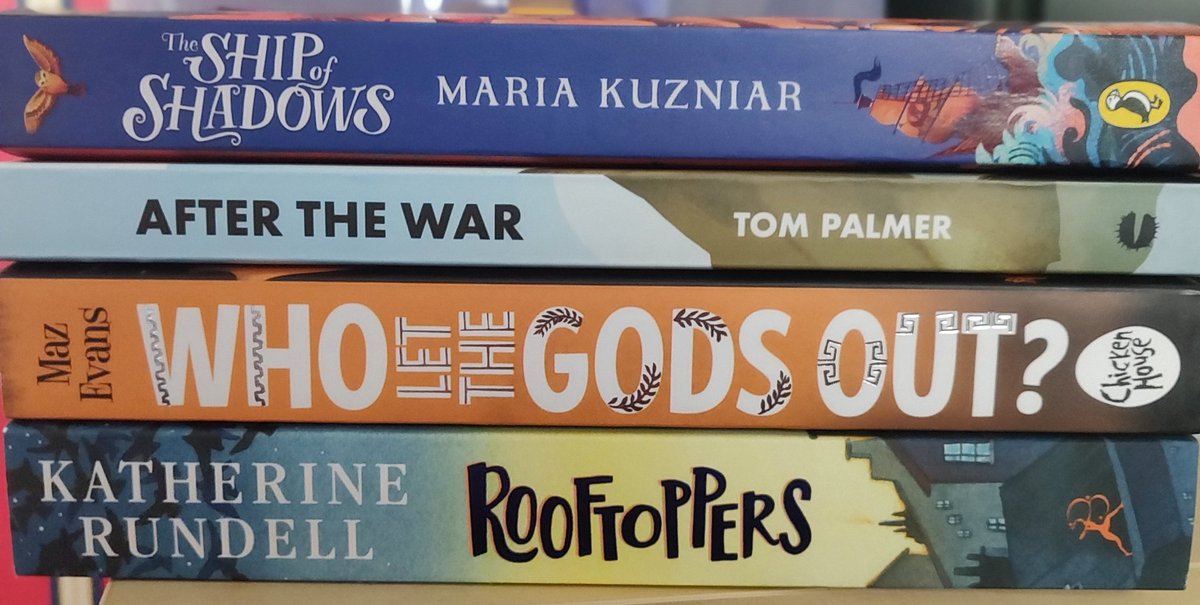 Four new additions to my TBR pile. Thanks to @guisboroughbook and @BookCornerShop for stocking them and #edutwitter for the recommendations. 

Which to read first?