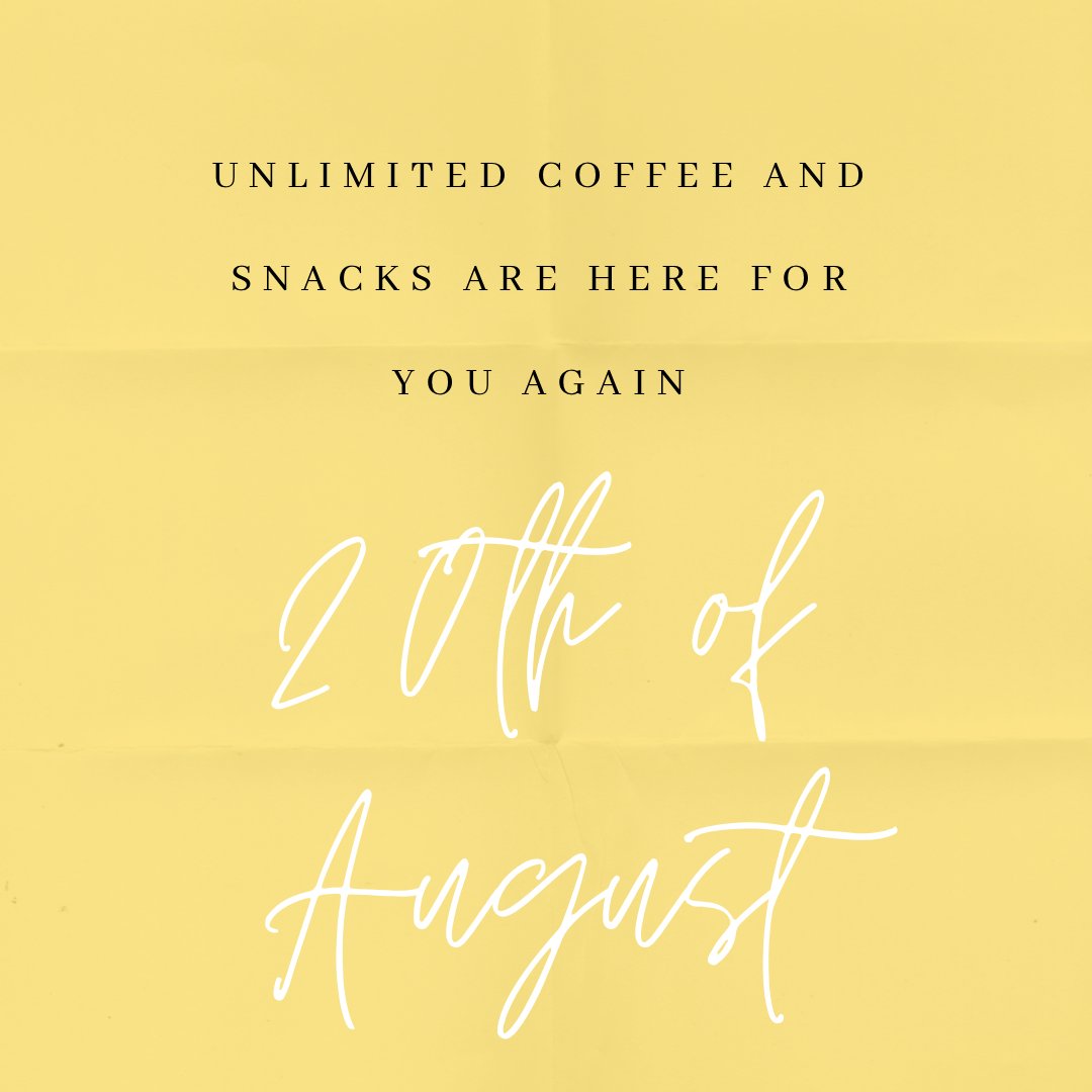 The time is here! Starting this Thursday we will be welcoming you back to our special space again. All safety measures are in place and your spot is waiting for you!⁠
⁠
THU-SUN 12-8.