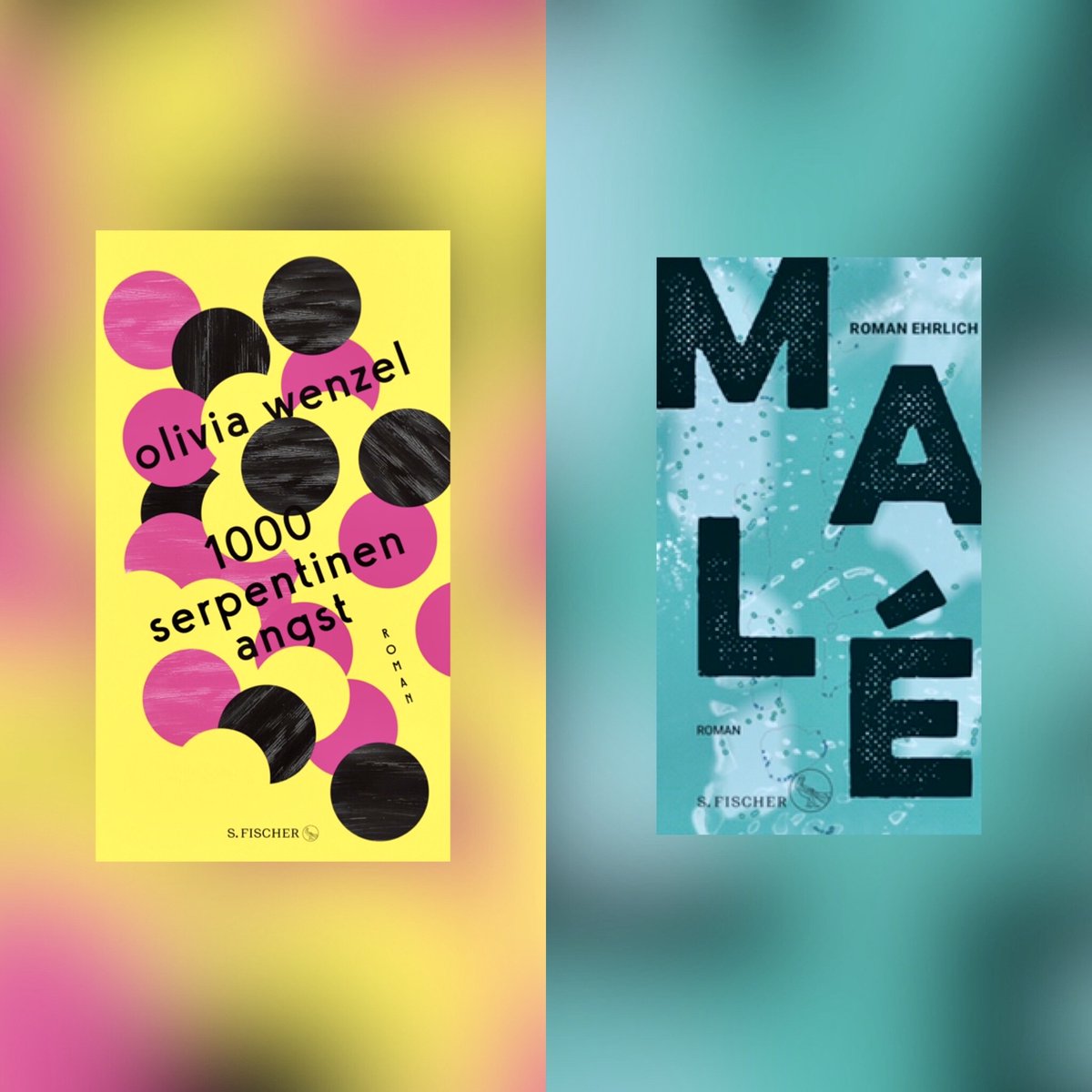 _s_fischer's tweet photo. Große Freude! »1000 serpentinen angst« und »Malé« stehen auf der Longlist für den Deutschen Buchpreis 2020 ✨ Herzlichen Glückwunsch an Olivia Wenzel und Roman Ehrlich! #dbp2020 #deutscherbuchpreis @Buchpreis https://t.co/DYReS3wmnN