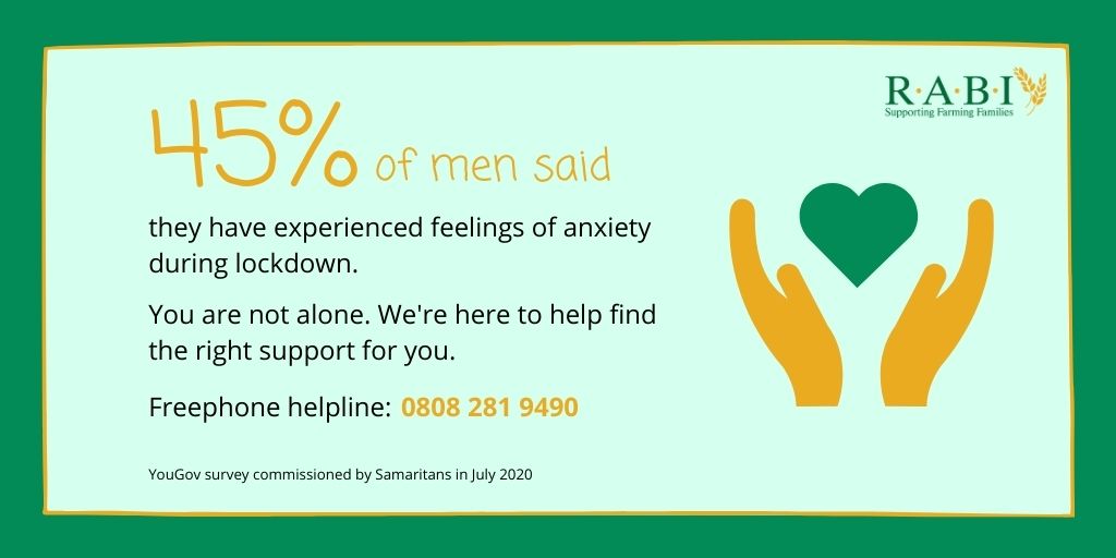 RABIcharity's tweet photo. Lockdown has impacted the mental wellbeing of many people in rural communities. We work closely with other organisations to help find the support you need to get back on track #charitytuesday #MentalHealthAwareness https://t.co/k5CZMrdySJ