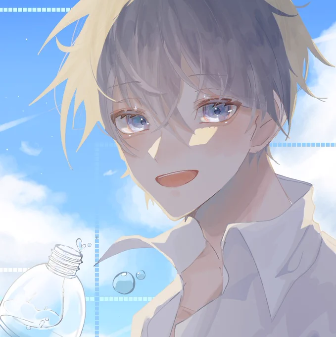 ?✨
涼しげなの描こうとした....... 