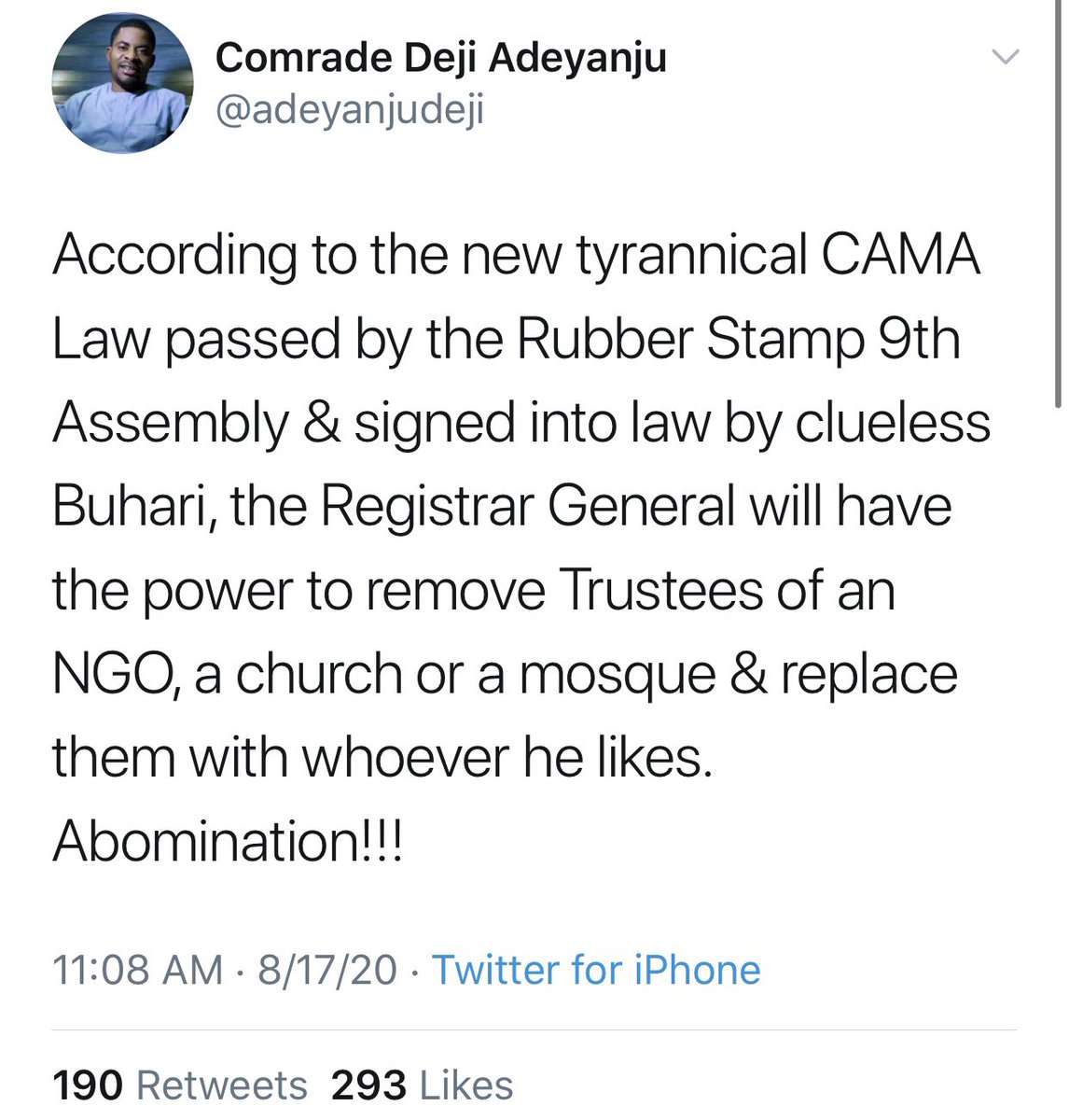 Incorporated Trustees (IT) are association of persons established for any religious, educational, literary, scientific, social, development, cultural, sporting or charitable purpose. They include churches, mosques, associations, NGO’s amongst others. #thread  #TuesdayMotivation