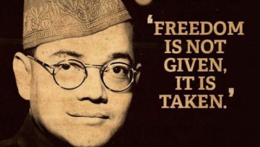KanganaTeam's tweet photo. I do understand and appreciate what left stands for but that has never worked for me,I belong to right ideology and my experiences have taught me people won’t give you your due by begging them You will have to snatch it. #SubhashChandraBose https://t.co/7xGq93GjyO