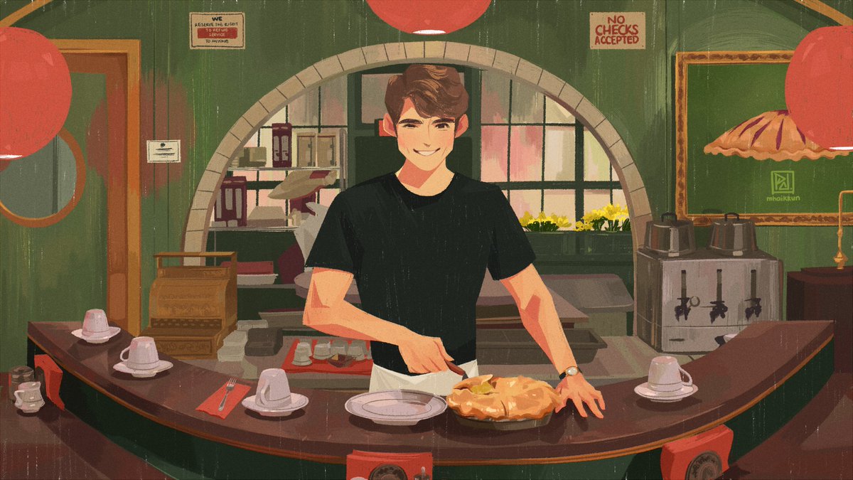 mhaikkun's tweet image. my name is ned. I live a simple life. I wake pies and make the dead.