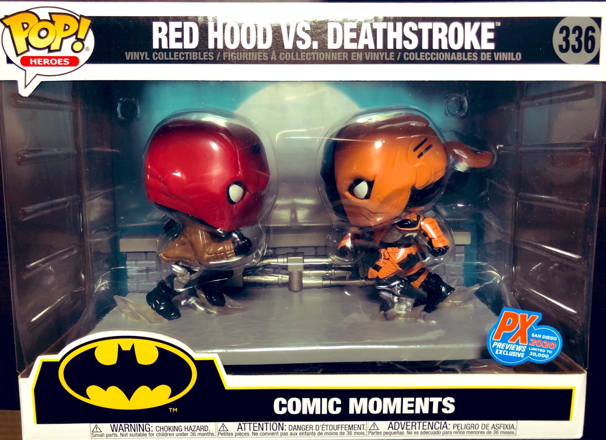 DC - FUNKO POP!  DC デスストロークvs レッドフード限定版 Amazon.com: Funko San Diego Comic-Con 2020 Pop! Comic Moment