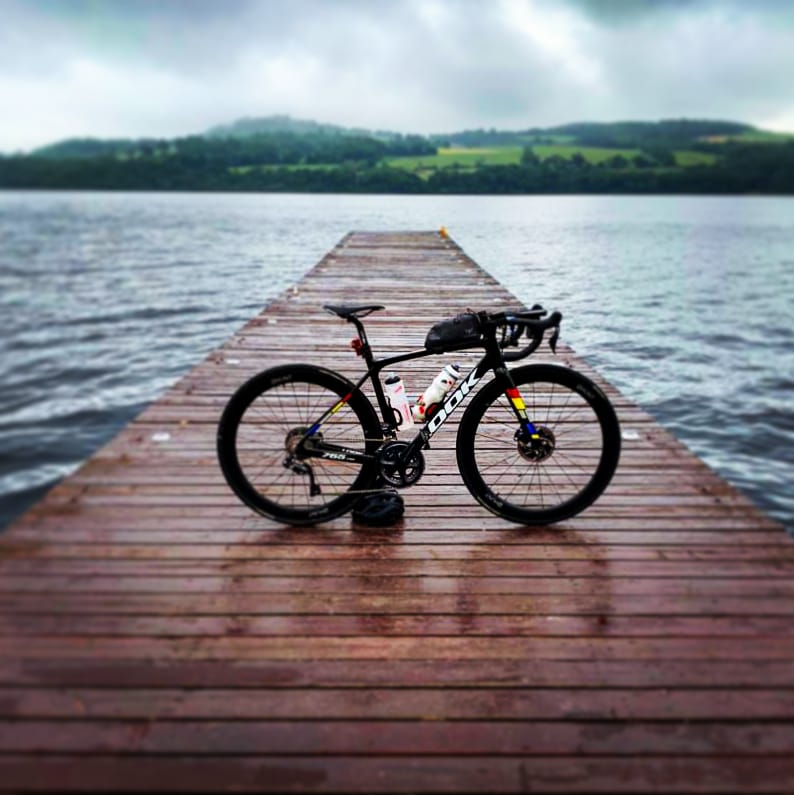 Day 3 Scotland Tour. Quick cafe stop and then we hit some climbs! #AHPsActive #wecycle