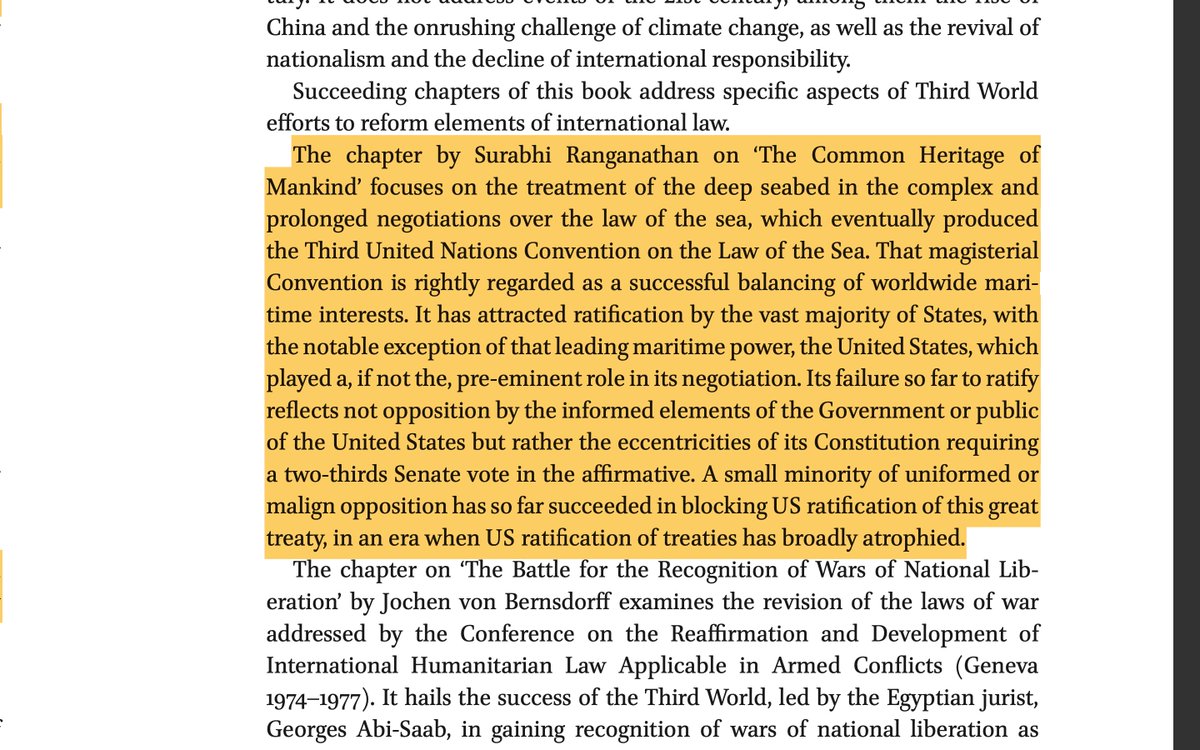 With Surabhi Raganathan's chpt, I learn nothing of what she argues. He explains US Con Law, but it's unclear if he's reiterating or responding to something she said, or simply wants us to understand the US's position, b/c he doesn't actually engage with her.20/