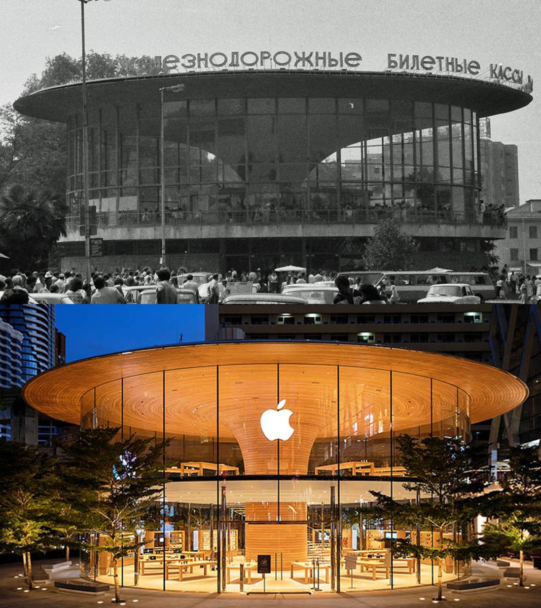 Архитекторы сравнили новые магазины Apple с советскими зданиями в Сочи.
bit.ly/31ZhMJK