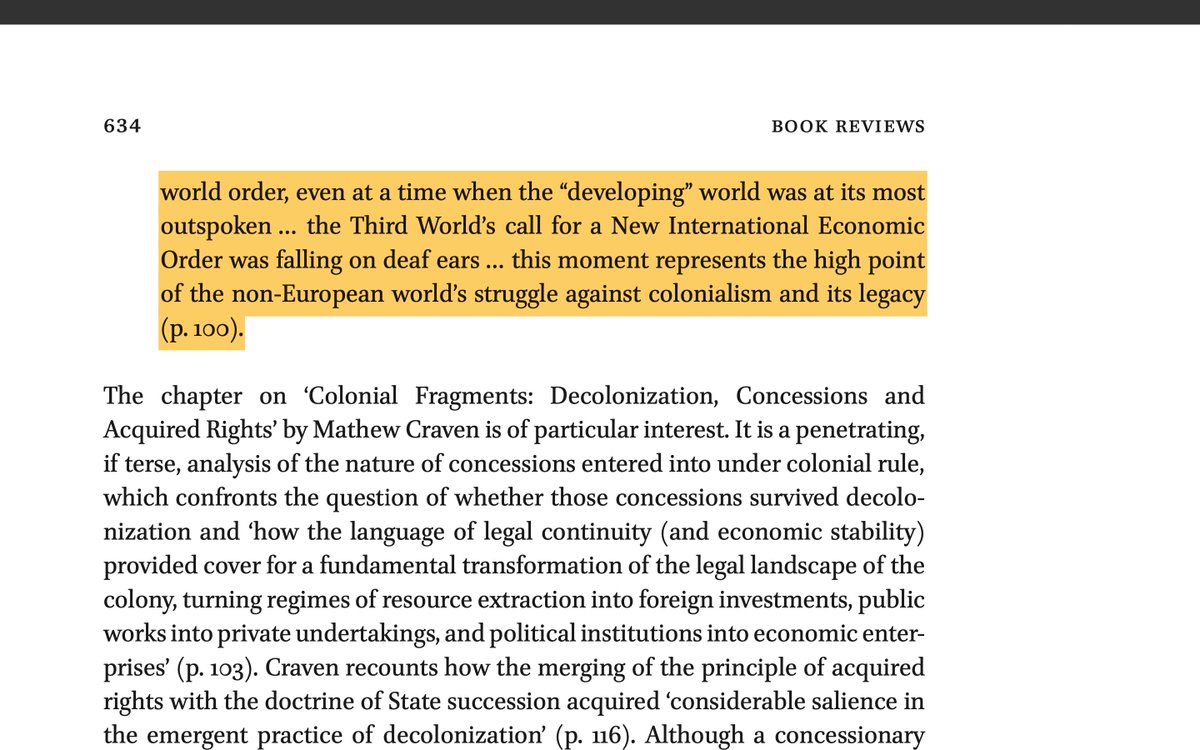 The only thing Schwebel says of  @l_eslava's chapter is: "The chapter on the developmental State by Luis Eslava evokes the history of Latin America. ... He concludes that:" The rest are quotes from Eslava.21/
