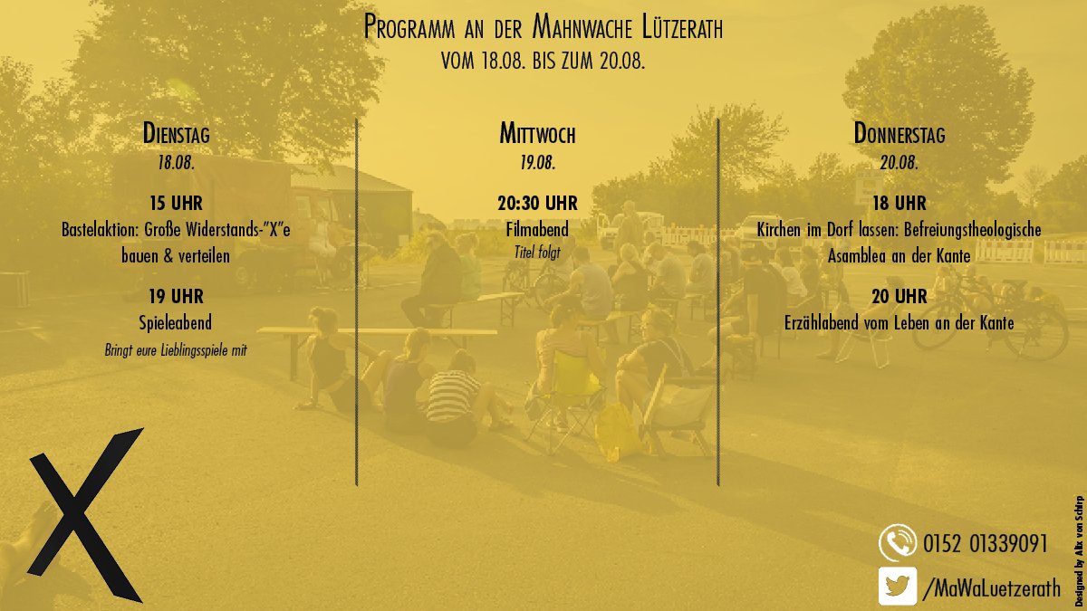 Diese Woche bei uns
 #alledörferbleiben 
#L277
