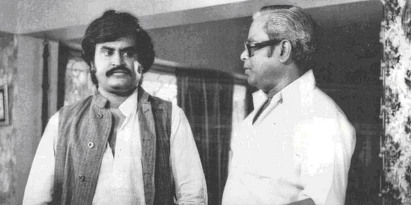 When K Balachander came to deliver a lecture at the Institute, young Shivaji was blown away. Another lecturer who knew Balachander arranged for them to meet. Impressed, he offered him a role, on one condition: that Shivaji learn Tamil. Shivaji agreed and touched his feet.