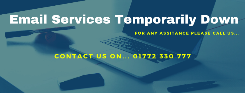 To all contacts unfortunately, Business Insight 3 email services are currently down, please call our office for any assistance, call on 01772 330 777 

We will update this when services are back online. Apologies for any inconvenience and thank you for understanding.