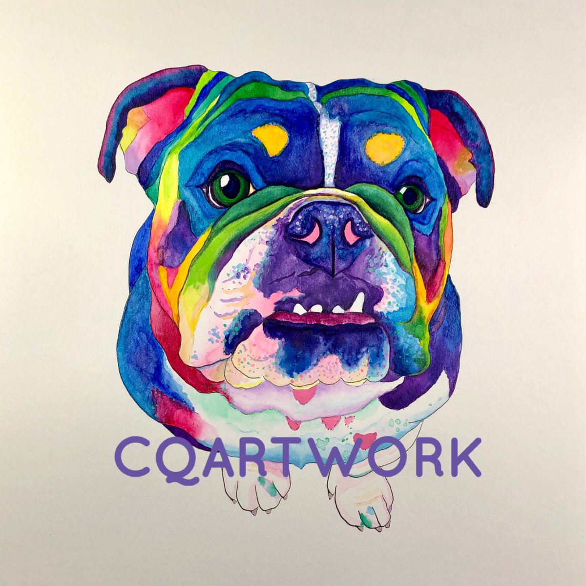 CQArtwork's tweet photo. My last watercolor pet portrait 🐶 https://t.co/S0KpRzQryq 

#petportrait #cqartwork #DogsofTwittter https://t.co/ulQ8TVflty