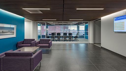 SignifyCompany's tweet photo. Nova Scotia Power had an ambitious goal for Emera Place: to create a smart & sustainable building using #IoT connected technology. @Signifycompany’s IoT lighting system #InteractOffice checked all the boxes! Read more about the benefits: https://t.co/7xfueWxfiJ #connectedlighing https://t.co/w1Vzq1RCl0