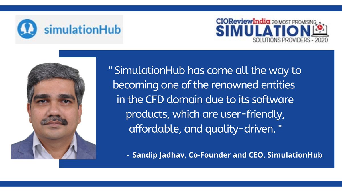 CIOTech_Outlook's tweet image. . @simulation_hub provides CFD #simulationapps for designers with customized work-flow for specific industry problems.

Must Read: Designing and Developing Vertical-Specific Applications&amp;lt; bit.ly/2E96avw &amp;gt;

@sandipnjadhav ,Co-Founder and CEO

#simulationsoftware #CFD #AI